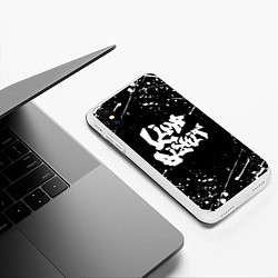 Чехол iPhone XS Max матовый LIMP BIZKIT, цвет: 3D-белый — фото 2