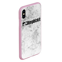 Чехол iPhone XS Max матовый LIMP BIZKIT, цвет: 3D-розовый — фото 2