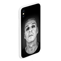 Чехол iPhone XS Max матовый LINDEMANN, цвет: 3D-белый — фото 2