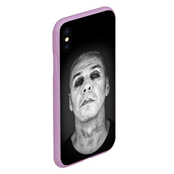 Чехол iPhone XS Max матовый LINDEMANN, цвет: 3D-сиреневый — фото 2