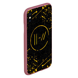 Чехол iPhone XS Max матовый TWENTY ONE PILOTS, цвет: 3D-малиновый — фото 2