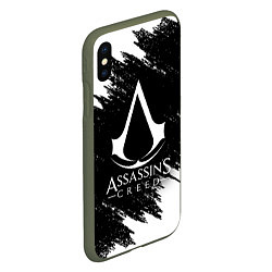 Чехол iPhone XS Max матовый ASSASSINS CREED, цвет: 3D-темно-зеленый — фото 2