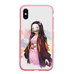 Чехол iPhone XS Max матовый KIMETSU NO YAIBA, цвет: 3D-баблгам