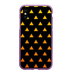 Чехол iPhone XS Max матовый ЗЕНИЦУ КИМОНО, цвет: 3D-фиолетовый