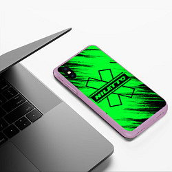 Чехол iPhone XS Max матовый NILETTO, цвет: 3D-сиреневый — фото 2
