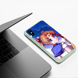 Чехол iPhone XS Max матовый SAILOR MOON, цвет: 3D-салатовый — фото 2