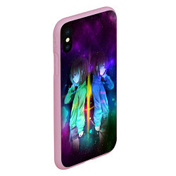 Чехол iPhone XS Max матовый UNDERTALE, цвет: 3D-розовый — фото 2