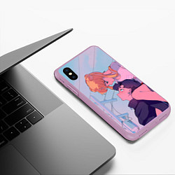 Чехол iPhone XS Max матовый SAILOR MOON, цвет: 3D-сиреневый — фото 2