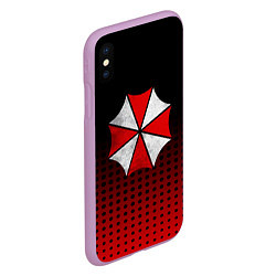 Чехол iPhone XS Max матовый Umbrella, цвет: 3D-сиреневый — фото 2