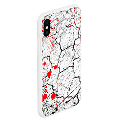 Чехол iPhone XS Max матовый КРОВАВЫЙ ГРАНЖ, цвет: 3D-белый — фото 2