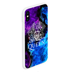 Чехол iPhone XS Max матовый QUEEN, цвет: 3D-белый — фото 2