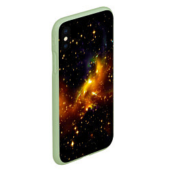 Чехол iPhone XS Max матовый STARS, цвет: 3D-салатовый — фото 2