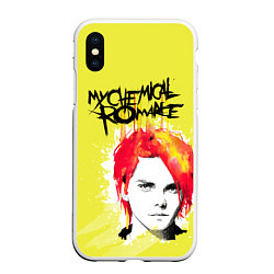 Чехол iPhone XS Max матовый My Chemical Romance, цвет: 3D-белый