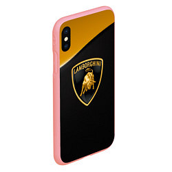 Чехол iPhone XS Max матовый Lamborghini, цвет: 3D-баблгам — фото 2