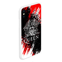 Чехол iPhone XS Max матовый QUEEN, цвет: 3D-белый — фото 2