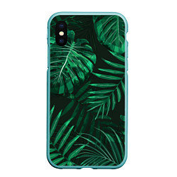 Чехол iPhone XS Max матовый Я из джунглей, цвет: 3D-мятный