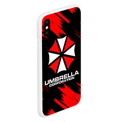 Чехол iPhone XS Max матовый Umbrella Corporation, цвет: 3D-белый — фото 2