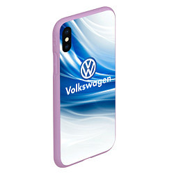 Чехол iPhone XS Max матовый Volkswagen, цвет: 3D-сиреневый — фото 2