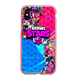 Чехол iPhone XS Max матовый BRAWL STARS, цвет: 3D-баблгам