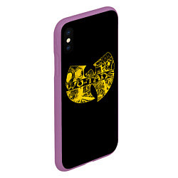 Чехол iPhone XS Max матовый Wu-Tang Clan, цвет: 3D-фиолетовый — фото 2