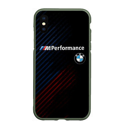 Чехол iPhone XS Max матовый BMW PERFORMANCE