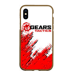 Чехол iPhone XS Max матовый GEARS TACTICS