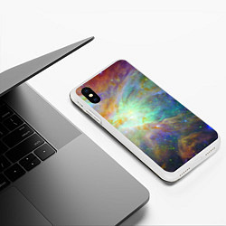 Чехол iPhone XS Max матовый The Heart of Orion, цвет: 3D-белый — фото 2