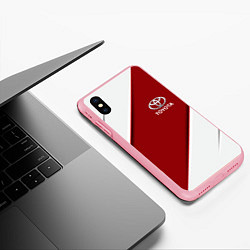 Чехол iPhone XS Max матовый TOYOTA, цвет: 3D-баблгам — фото 2