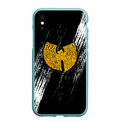 Чехол iPhone XS Max матовый Wu-Tang Clan, цвет: 3D-мятный