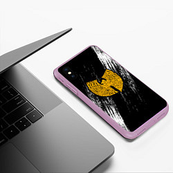 Чехол iPhone XS Max матовый Wu-Tang Clan, цвет: 3D-сиреневый — фото 2