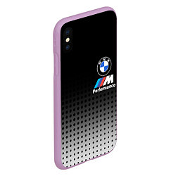 Чехол iPhone XS Max матовый BMW, цвет: 3D-сиреневый — фото 2