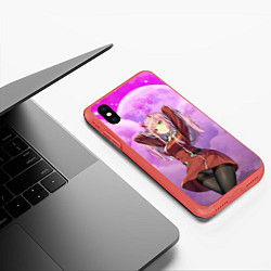 Чехол iPhone XS Max матовый Darling, цвет: 3D-красный — фото 2