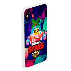 Чехол iPhone XS Max матовый BRAWL STARS NEW SPROUT 12, цвет: 3D-белый — фото 2