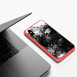 Чехол iPhone XS Max матовый FAIRY TAIL, цвет: 3D-красный — фото 2