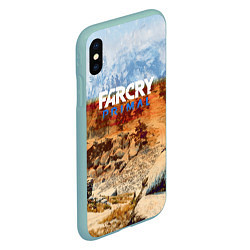 Чехол iPhone XS Max матовый FARCRY:PRIMAL, цвет: 3D-мятный — фото 2