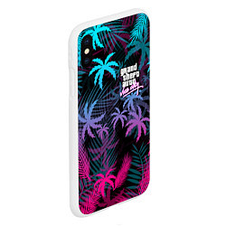 Чехол iPhone XS Max матовый GTA VICE CITY, цвет: 3D-белый — фото 2