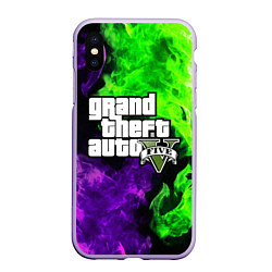 Чехол iPhone XS Max матовый GTA 5