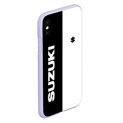 Чехол iPhone XS Max матовый Suzuki Z, цвет: 3D-светло-сиреневый — фото 2