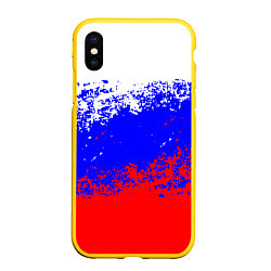 Чехол iPhone XS Max матовый Россия