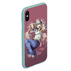 Чехол iPhone XS Max матовый JoJo, цвет: 3D-мятный — фото 2