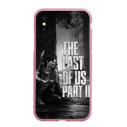 Чехол iPhone XS Max матовый THE LAST OF US 2, цвет: 3D-розовый