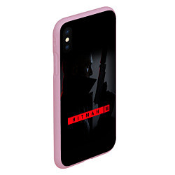 Чехол iPhone XS Max матовый HITMAN 3, цвет: 3D-розовый — фото 2
