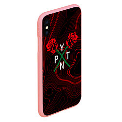 Чехол iPhone XS Max матовый ТИКТОКЕР - PAYTON MOORMEIE, цвет: 3D-баблгам — фото 2