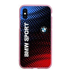 Чехол iPhone XS Max матовый BMW SPORT