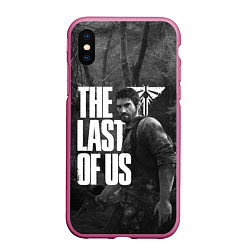 Чехол iPhone XS Max матовый THE LAST OF US, цвет: 3D-малиновый