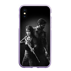 Чехол iPhone XS Max матовый THE LAST OF US 2 ДЖОЭЛ ЭЛЛИ, цвет: 3D-светло-сиреневый