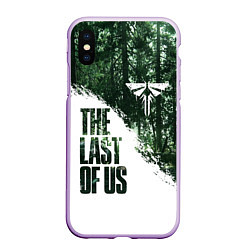 Чехол iPhone XS Max матовый THE LAST OF US 2 ЦИКАДЫ, цвет: 3D-сиреневый