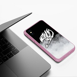 Чехол iPhone XS Max матовый FAIRY TAIL ХВОСТ ФЕИ, цвет: 3D-розовый — фото 2