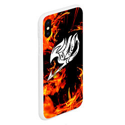 Чехол iPhone XS Max матовый FAIRY TAIL ХВОСТ ФЕИ, цвет: 3D-белый — фото 2