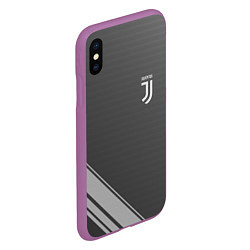 Чехол iPhone XS Max матовый JUVENTUS, цвет: 3D-фиолетовый — фото 2